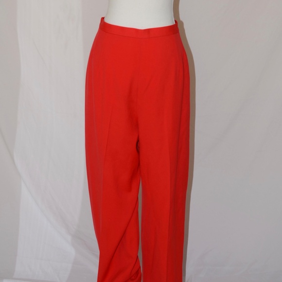 David Hayes I MAGNIN Red Pant Suit - Picture 5 of 8
